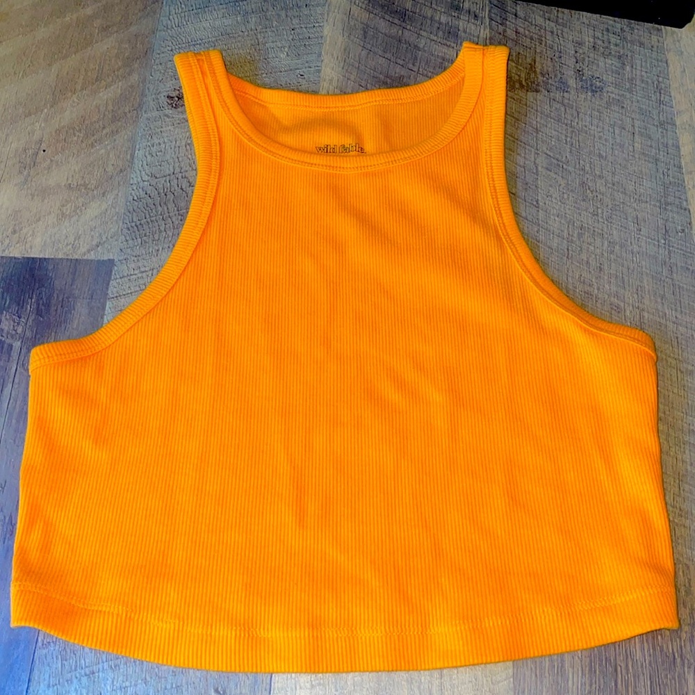 Wild Fable: Orange Cropped Tank Top! Size: Medium, Never Worn